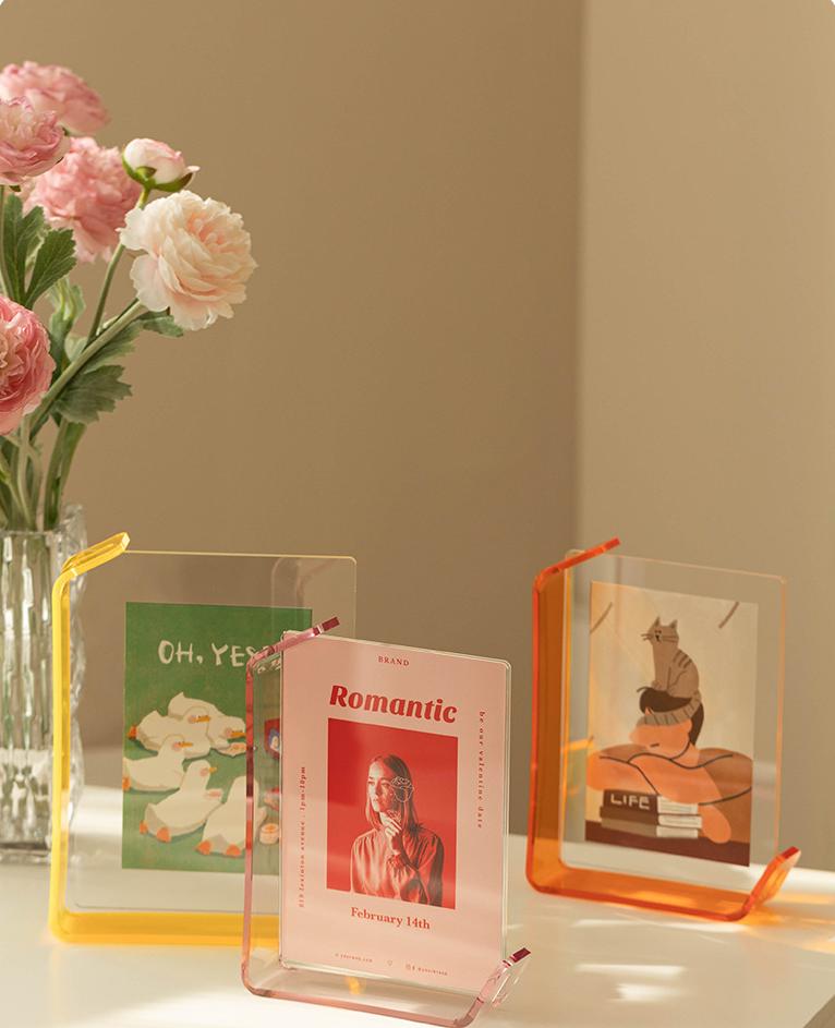 Multi-Functional Colored Photo Frame